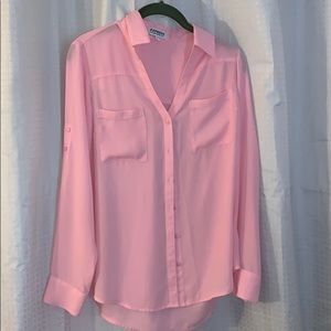 Express button down blouse